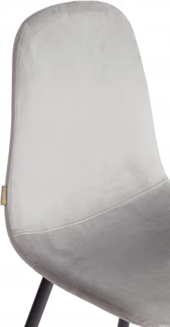 Стул BREEZE (mod. JSC-58) / 2 шт. в упаковке Tetchair (Велюр,Металл /Серый) арт.24480