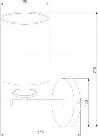 Бра Eurosvet Caprera 60146/1 латунь