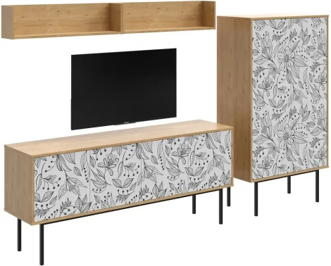 Композиция Boho Color 6 ОГОГО (арт.599600), (ЛДСП/Дуб Корбридж)