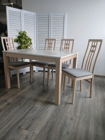 Стул СB-2482YBH цвет MILKY WHITE молочный дуб/ CAMEL M-City 64379