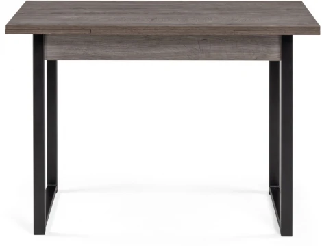 Деревянный стол Woodville Форли 110(170)х67х77 рошелье / черный матовый 528559