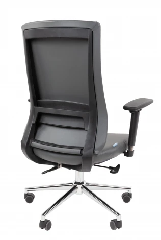 Офисное кресло Chairman 500LUX Россия экокожа cерый БП 7210652