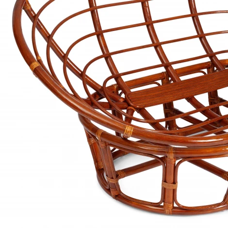 Диван MAMASAN/МАМАСАН 23/02 W /с подушкой/ 169х102х80см, коньячный, матрац 182х119см, ткань серо-бежевая 3м 16/2 Tetchair 25285