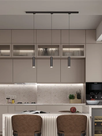 Трековая система в сборе однофазная накладная 220V 30W Hesby Lighting Skylite №12 HSBL_kompl_S012_NI1B3K