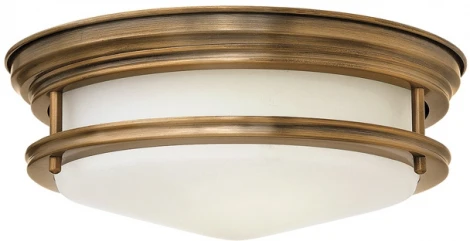 Потолочный светильник круглый Hadrian QN-HADRIAN-FS-BR-OPAL Hinkley (220V, IP44)