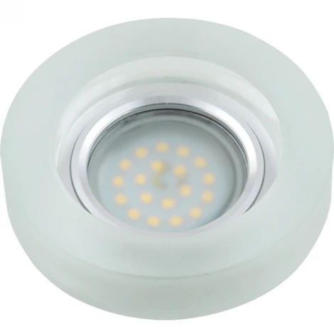 Встраиваемый точечный светильник Fametto Luciole DLS-L110 GU5.3 CHROME/MATT CLEAR (220V, круглые)