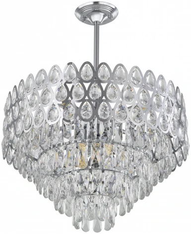 Потолочная люстра хрустальная на штанге Arte Milano Sorrento-2019 372019/8/300/550 CR (220V)