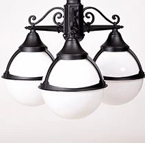 Уличный светильник подвесной Oasis Light 88170/3 Bl (220V, на цепи, шарики, IP44)