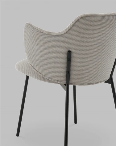 Стул Джиннет NEW велюр светло-серый 2 шт. Stool Group УТ000042475