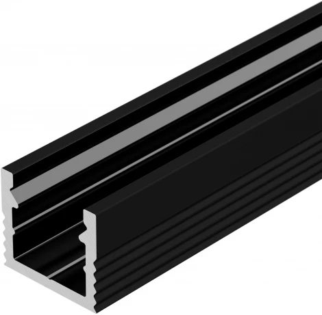 Профиль SL-MINI-10-2000 BLACK (Arlight, Алюминий) 049018