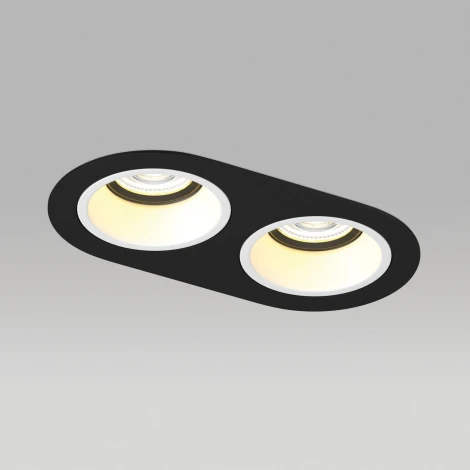 Встраиваемый светильник под LED модуль/ламп МR16 Lightstar Domino D6570606BMOD (220V)