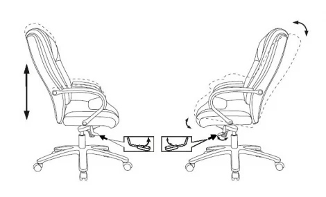 Кресло руководителя Бюрократ T-9925SL светло-коричневый Leather Eichel кожа крестовина металл хром