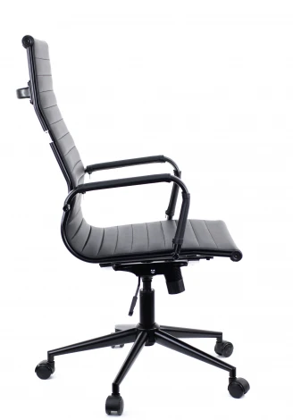 Компьютерное кресло Rio Black T Экокожа Черный