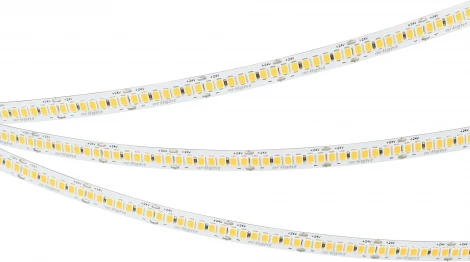 Светодиодная лента RT-A280-8mm 24V Warm3000 (10 W/m, IP20, 5m) (Arlight, -) 045566