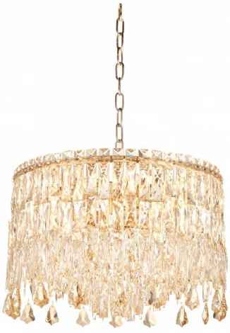 Подвесная люстра Fluorite The Empress FL1061-11P (220V, хрусталь, на цепи, круглые)