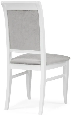 Деревянный стул Woodville Авелин серый велюр / белый 515983