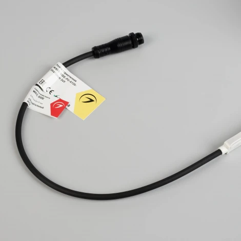 Светодиодная лента герметичная WAVE-SIDE-PU-A120-06x12mm 24V Day4000 (8 W/m, IP68, 1m, wire x1) (Arlight, Вывод прямой) 052585
