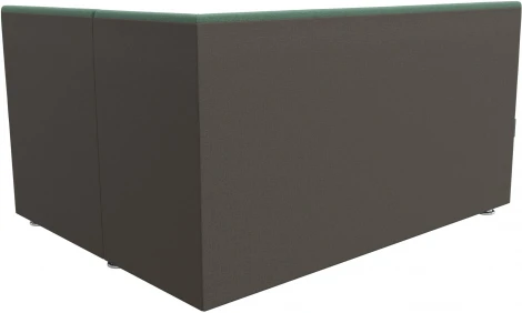 Диван кухонный угловой Уют правый угол (Зеленый/Рогожка) Лига Диванов арт.125825