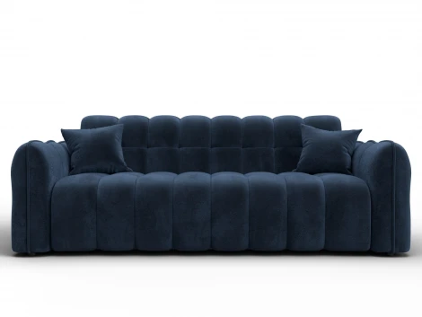 Диван-книжка Лига-112 (ДСП,ЛДСП,Велюр/Синий) Лига Диванов 136677