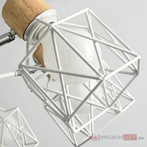 Потолочная люстра на штанге Corf B3 White 6 Lamps ImperiumLoft Corf-B01 (189480-26) (220V)