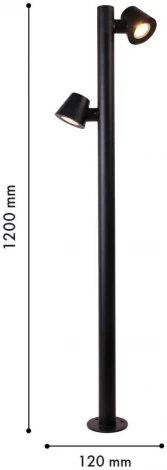 Наземный уличный светильник LED IP54 Favourite Bio 4744-2F (220V, круглые)