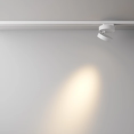 Трековый светильник Magic Unity 3000K 12Вт 36° LED (однофазный) Maytoni Technical TR006-1-12W3K-W (220V, круглые)
