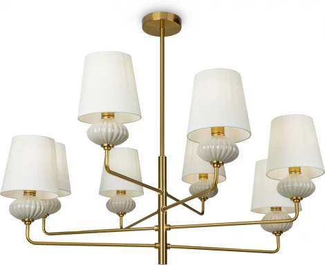 Потолочная люстра на штанге Freya Ceramics FR2029PL-08BS (220V)
