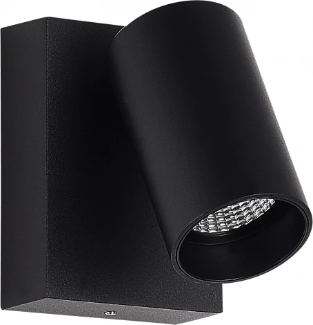 Настенный уличный светильник ST-Luce Deck SL9515.401.01 черный/белый LED 1*9W (220V, IP65)