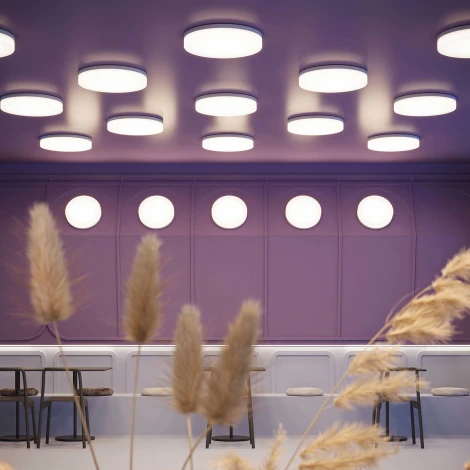 Потолочный светильник LED круглый CL-SMURF-R500-50W Day4000-MIX (WH, 140 deg, 230V) (Arlight, IP40 Пластик) 037446