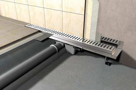 Решетка AlcaPlast Pure 850L глянцевая