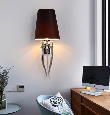 Настенный светильник (бра) Crystal Light Brunilde Ipe Cavalli H92 Silver/Black ImperiumLoft 44,198 (189870-22) (220V)