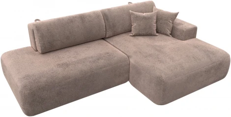 Диван угловой Лига-036 НПБ Модерн правый угол Лига Диванов (Велюр) арт.127775