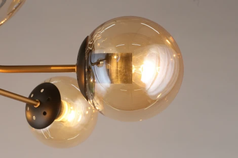 Потолочная люстра на штанге Aployt Ewka APL.906.07.07 (220V, шарики)