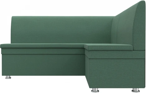 Диван кухонный угловой Уют правый угол (Зеленый/Рогожка) Лига Диванов арт.125825