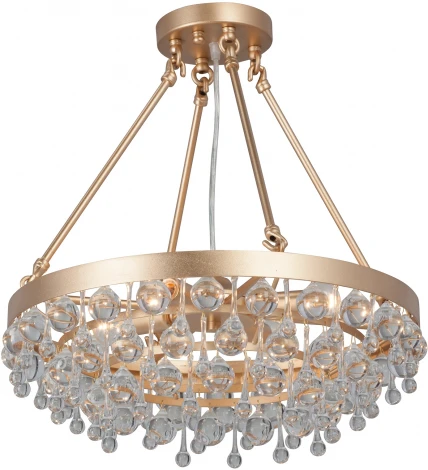 Подвесная люстра Vitaluce V5352-8/4S, 4хE14 макс. 40Вт (220V, хрусталь)