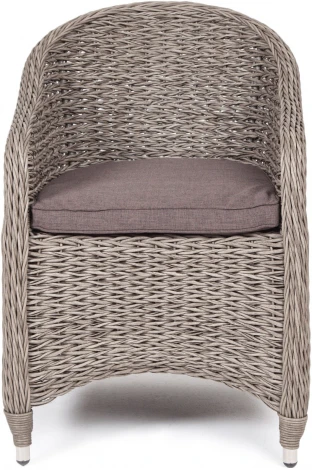 "Равенна" плетеное кресло из искусственного ротанга (гиацинт), цвет серый 4SIS арт.УТ-00003009