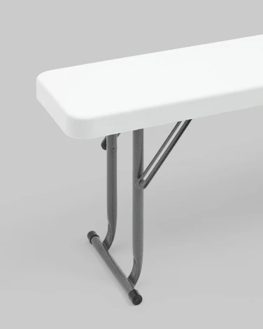 Скамейка складная Stool Group 152*25*42 см серая арт.УТ000040167