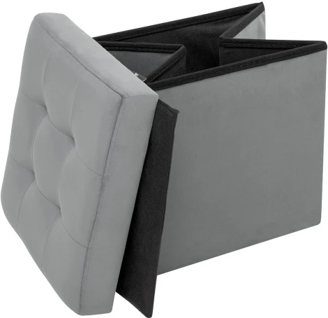 Пуф Leset Плуто складной с крышкой (МДФ,Велюр) арт.4687205418159