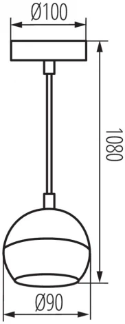 Подвесной светильник Kanlux GALOBA 33683 (220V)