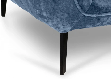 Диван Amsterdam трехместный ОГОГО (арт.786600), (Велюр,Ткань/Голубой)