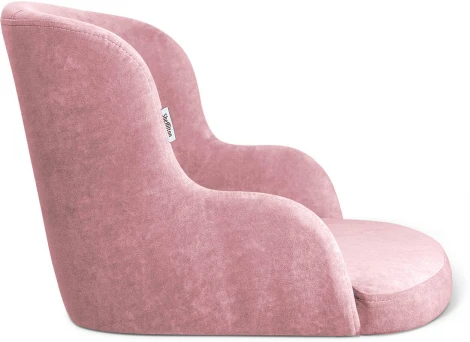 Стул барный Sheffilton SHT-ST39/S80 пыльная роза/темный орех/черный