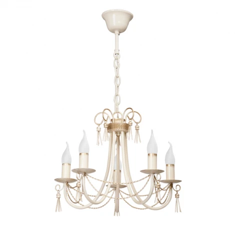 Подвесная люстра Vitaluce V1080/5 (220V, на цепи, свеча)