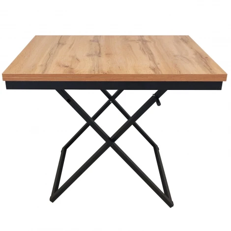 Стол-трансформер Манхэттен дуб вотан/черный Mebelik 009576