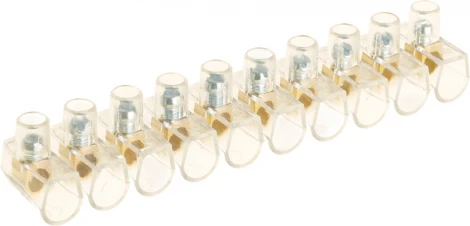 Зажим винтовой концевой изолированный 10 контактов Stekker 49758