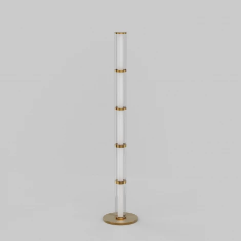 Торшер колонна Eurosvet Stark 80537/1 латунь (LED, 220V, выключатель)