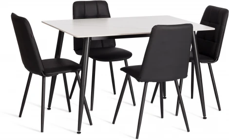 Стул обеденный Asti Tetchair (Экокожа/Черный) арт.24843