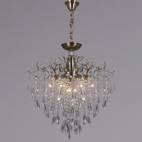 Подвесная люстра хрустальная Reluce 30300-0.3-600 AB
