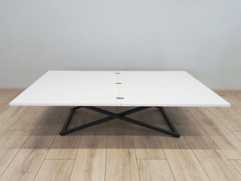 Стол трансформер 1, черный/белый ГЗМИ Орфей 102147