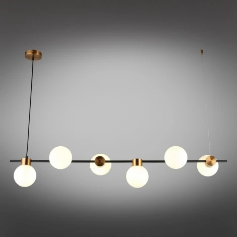 Подвесной светильник Omnilux Nembro OML-59503-06 (220V, на тросе, шарики)