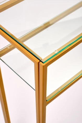 Консольный стол AllConsoles 1042-CG clear золотой